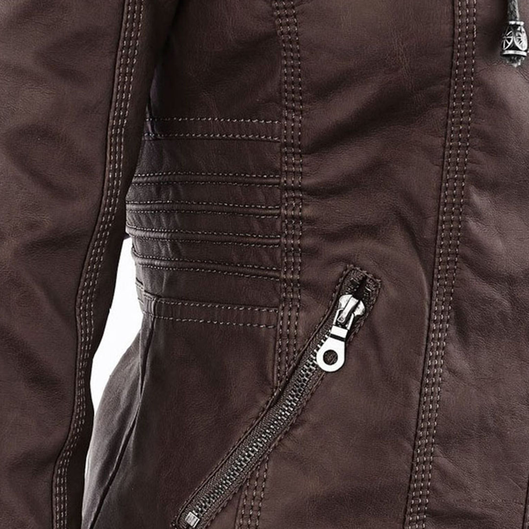 Flavia | Sturdy Elegant Leather Jacket