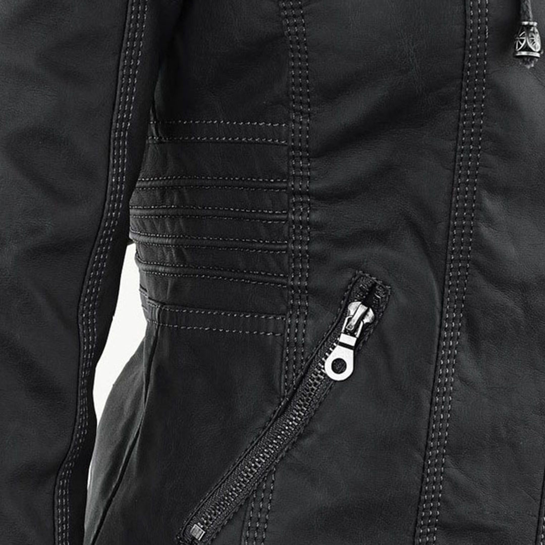 Flavia | Sturdy Elegant Leather Jacket
