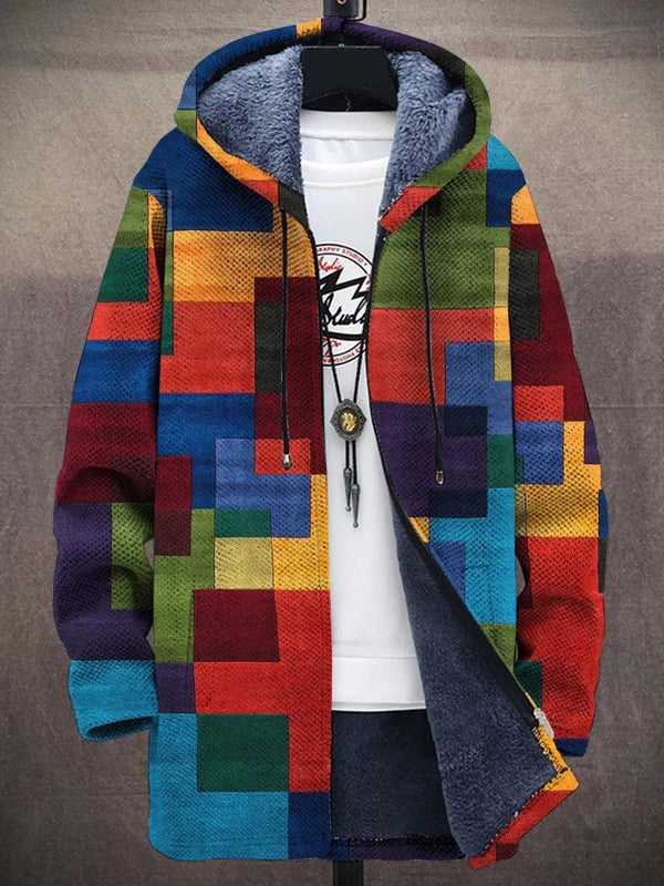 Cynthia | Artful Hooded Cardigan - 1