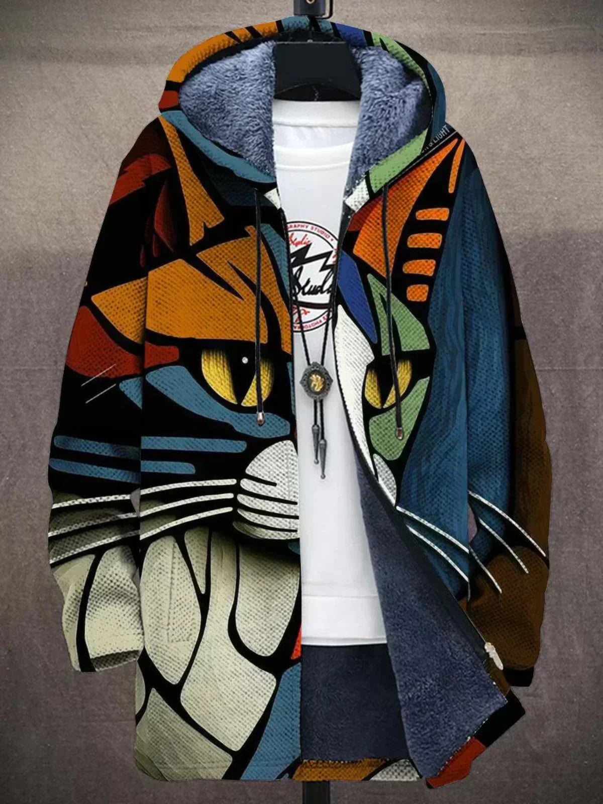 Cynthia | Artful Hooded Cardigan - 4