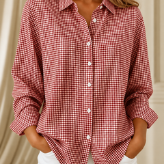 Elowen | Plaid Button-Down Shirt - 1