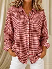 Elowen | Plaid Button-Down Shirt