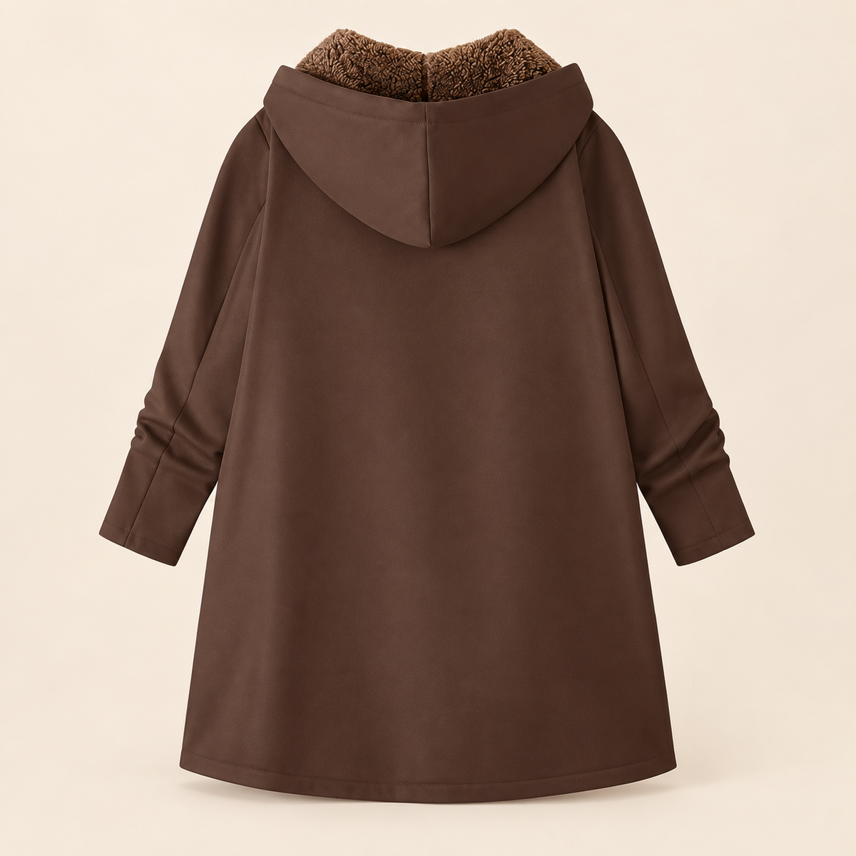 Josefin | Cozy Sherpa-Lined Hooded Coat - 8