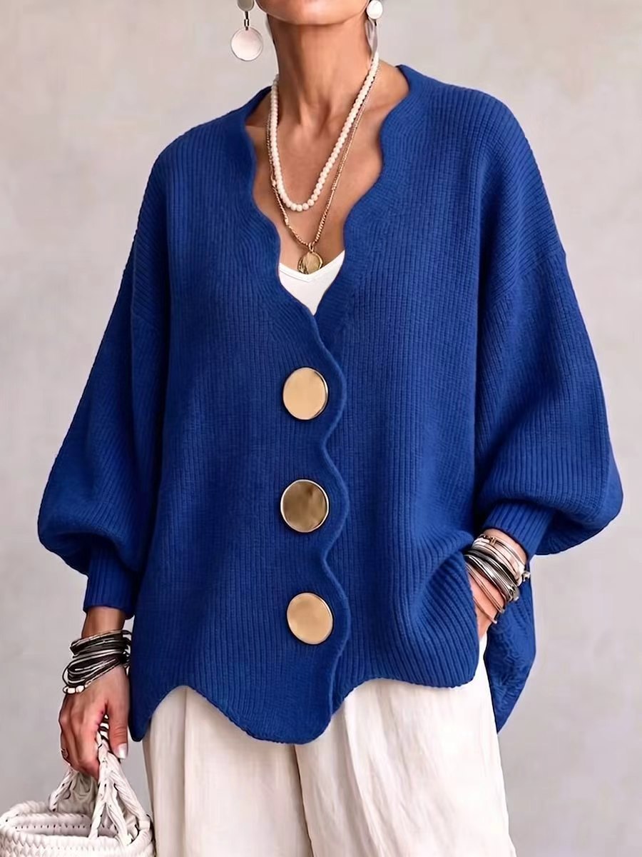 Susan | Everyday Button Front Cardigan Sweater - 6