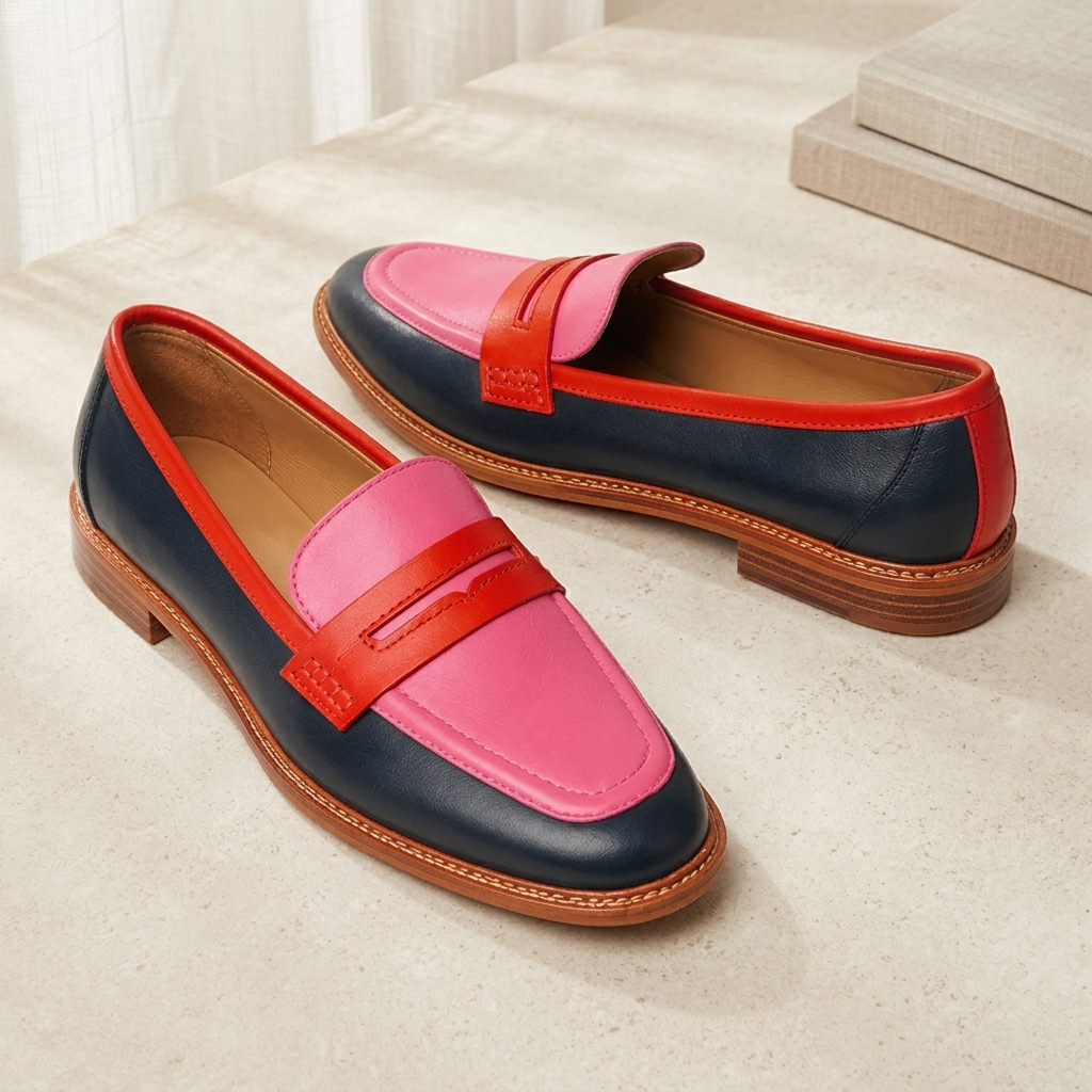 Two-Tone Comfort Loafer