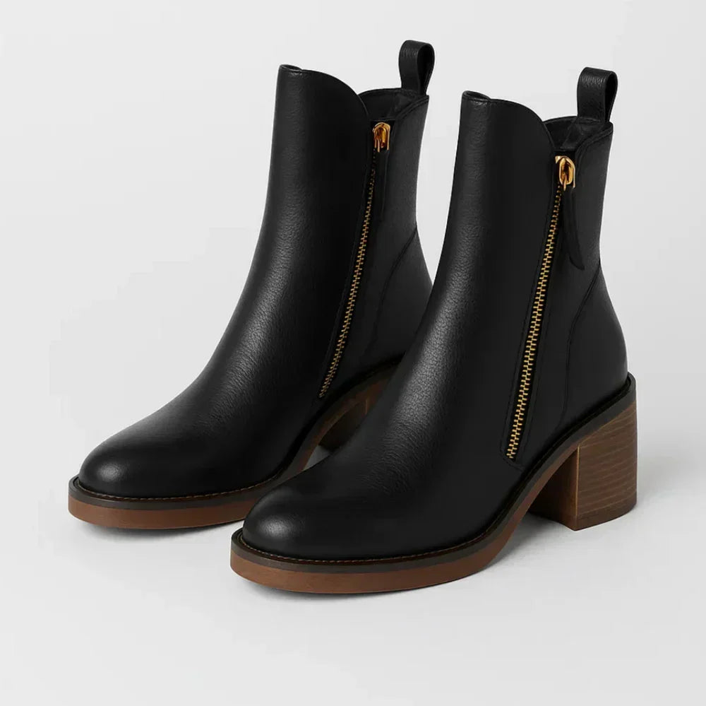 Gloria | Leather Ankle Boots