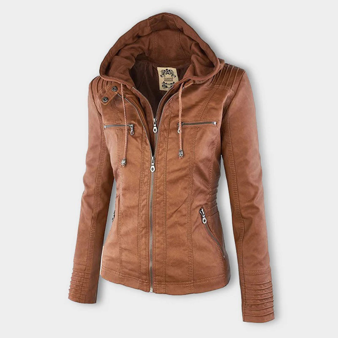Flavia | Sturdy Elegant Leather Jacket