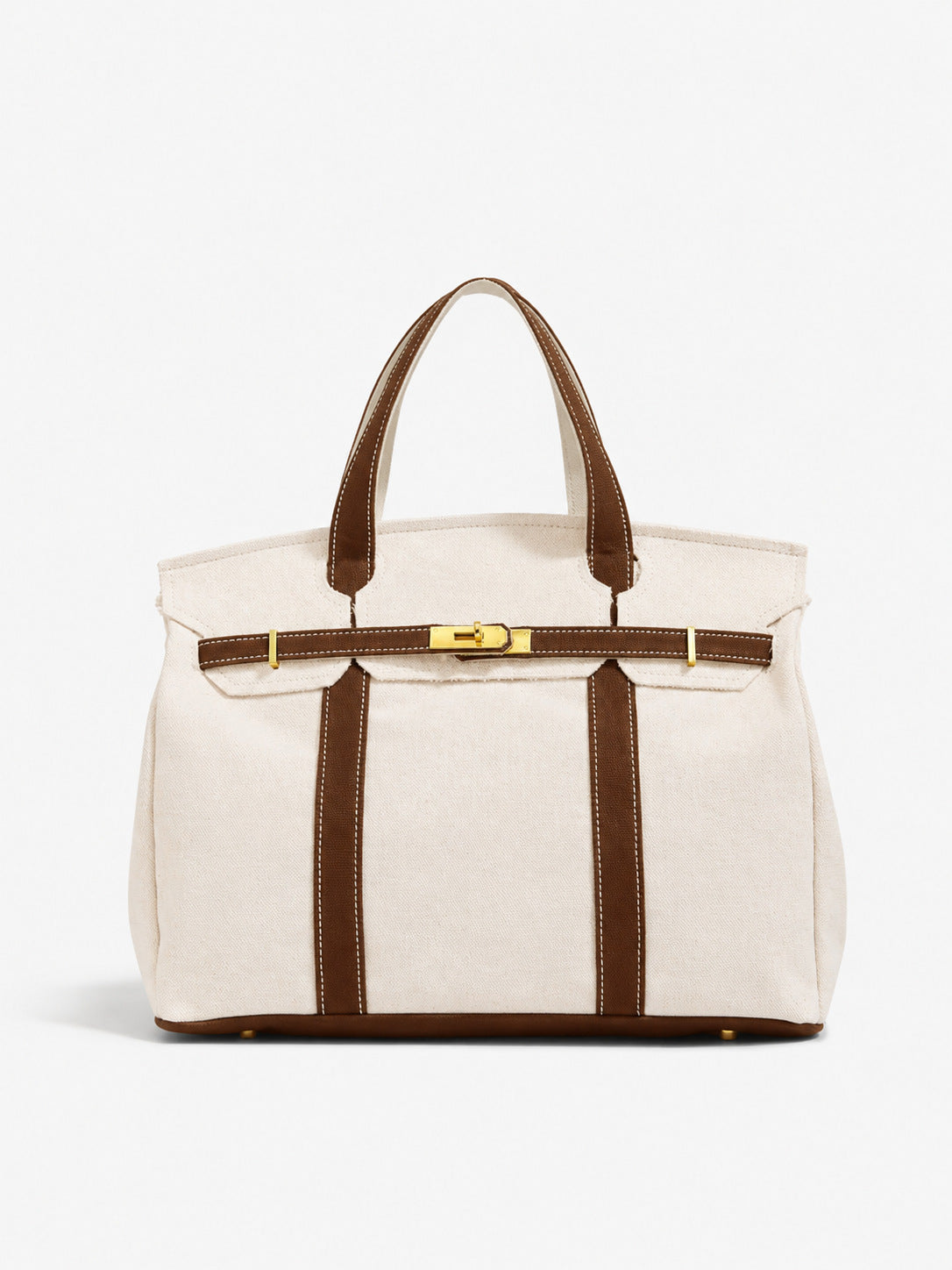 Margaux | Structured Canvas Tote Bag