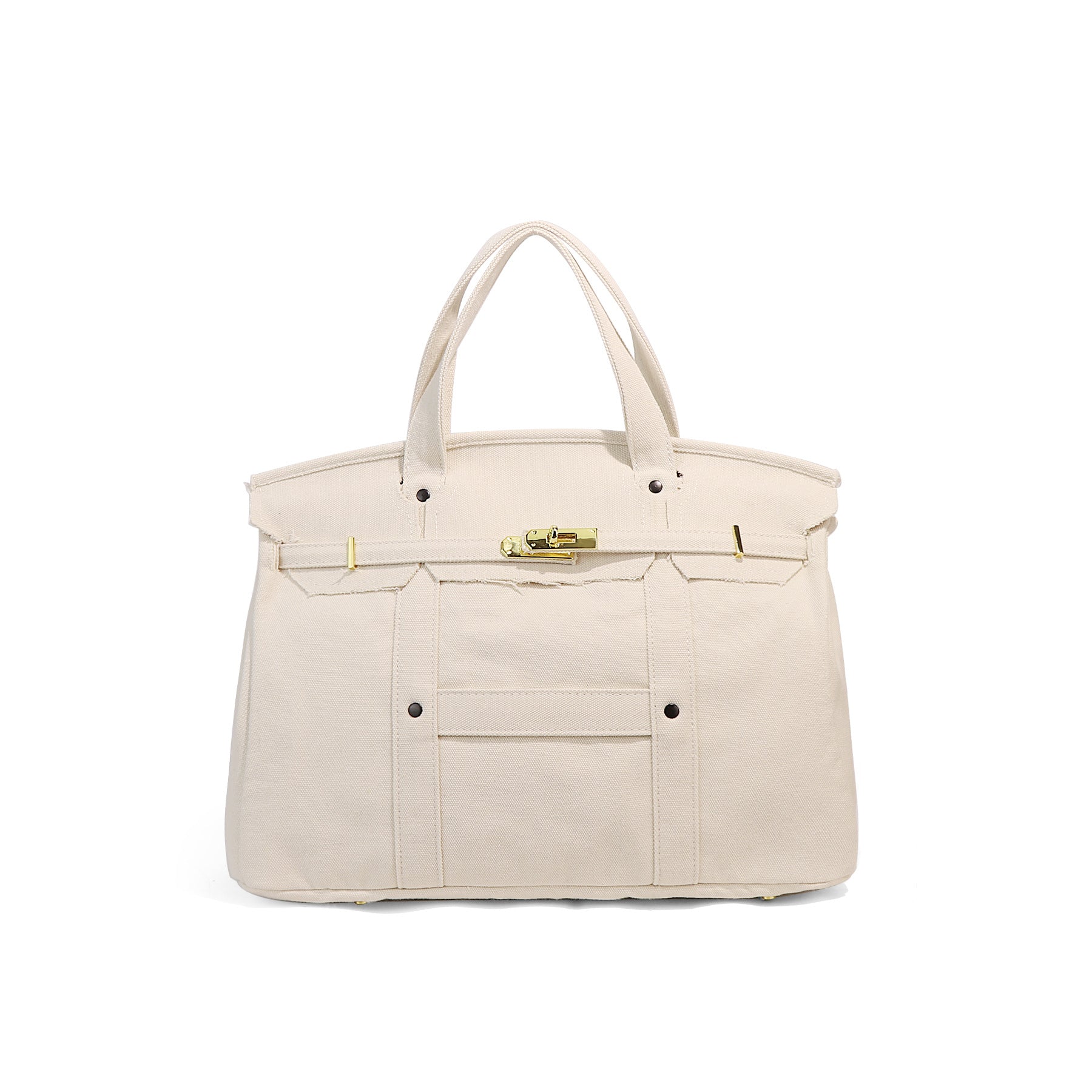 Margaux | Structured Canvas Tote Bag