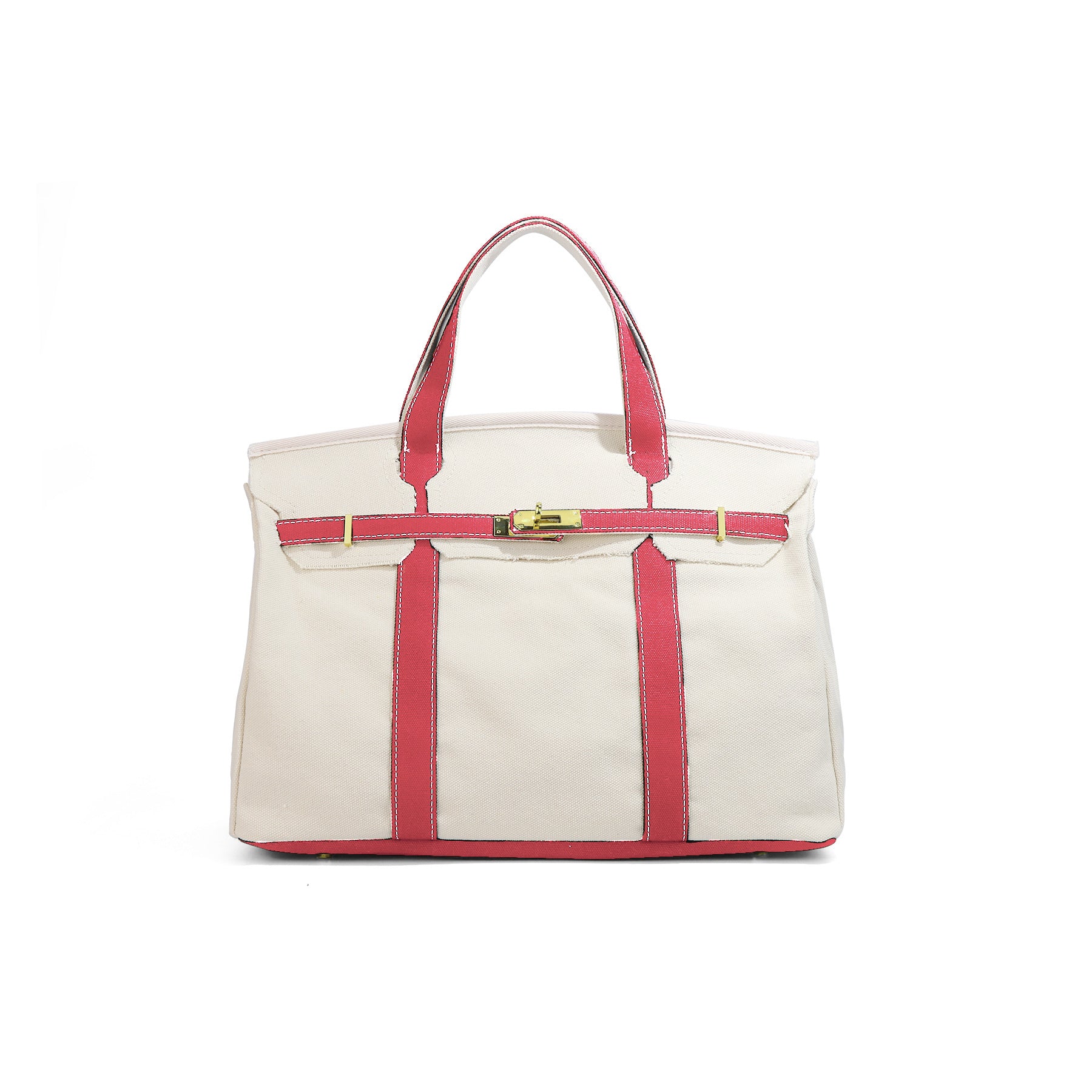 Margaux | Structured Canvas Tote Bag