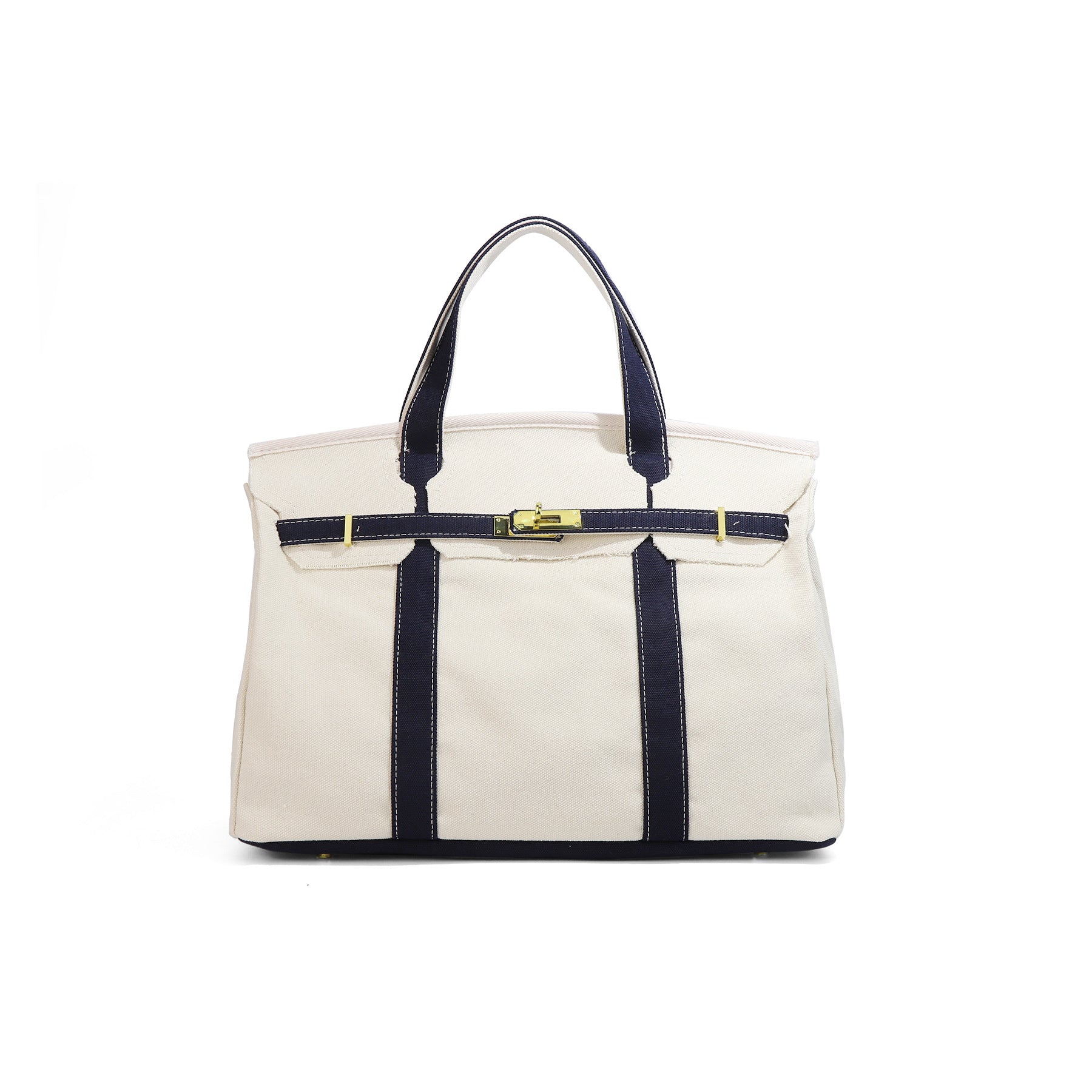 Margaux | Structured Canvas Tote Bag
