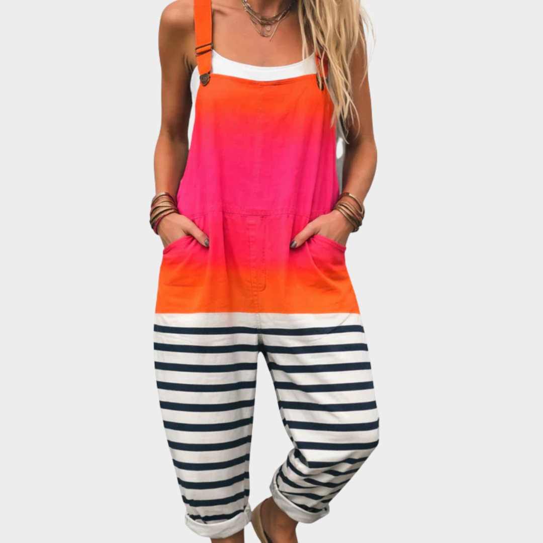 Maud | Comfortable Printed Jumpsuit