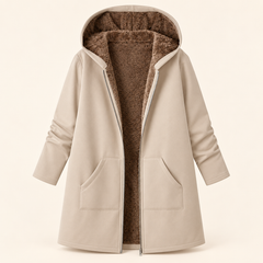 Josefin | Cozy Sherpa-Lined Hooded Coat - 9