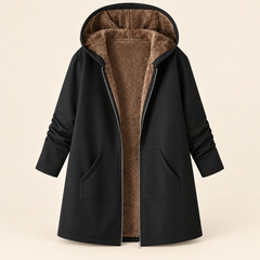 Josefin | Cozy Sherpa-Lined Hooded Coat - 4
