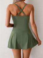 Shoreline Sculpt | Elite Tankini Dress – Sculpting Support, Effortless Elegance