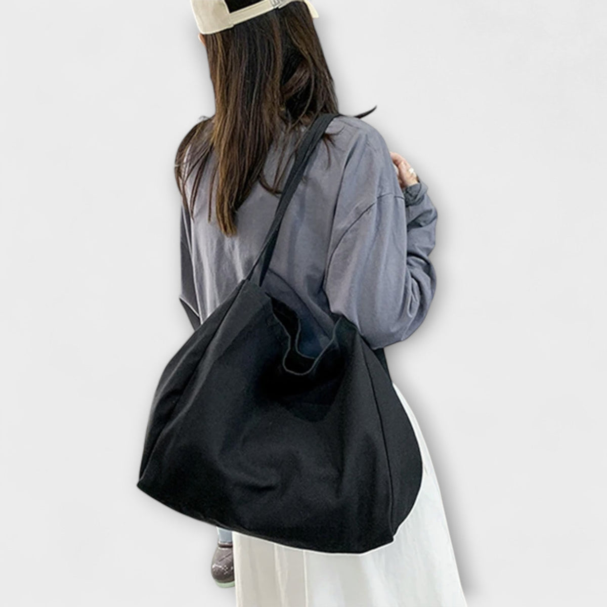 Elvira | High-Quality Large Canvas Shopper Bag