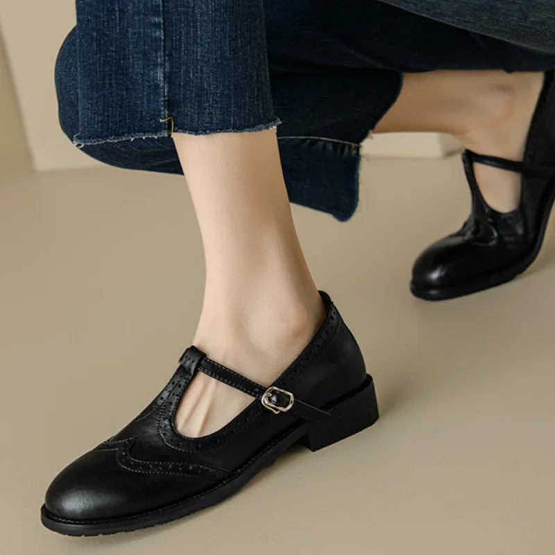 Mattea| Elegant T-Strap Mary Janes