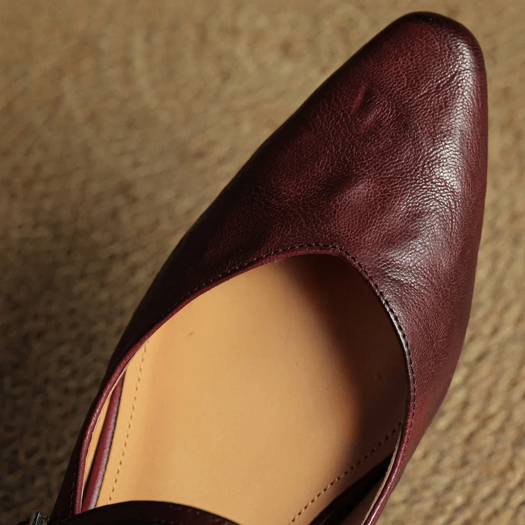 Noa Genuine Leather Mules