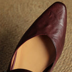 Noa Genuine Leather Mules
