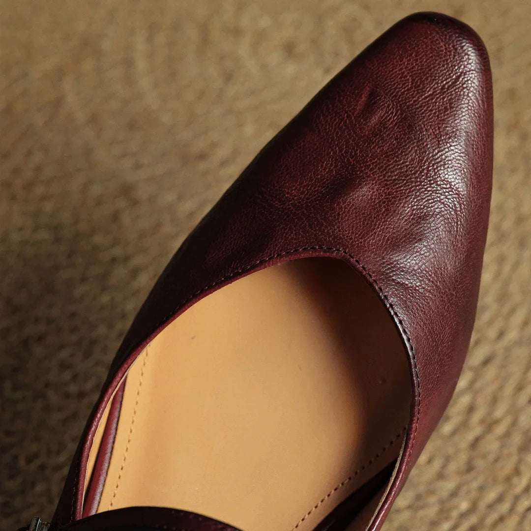 Noa Genuine Leather Mules
