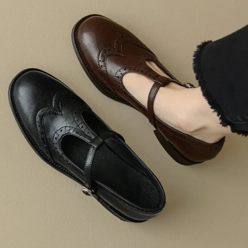 Mattea| Elegant T-Strap Mary Janes
