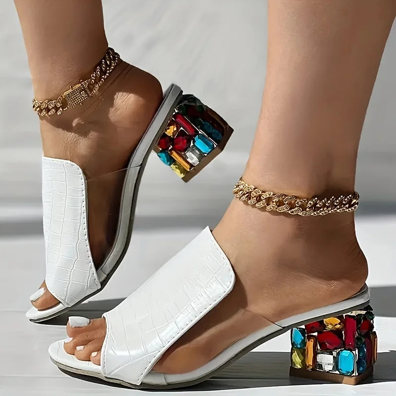 Vivienne Crystal Heels