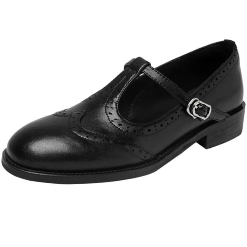 Mattea| Elegant T-Strap Mary Janes