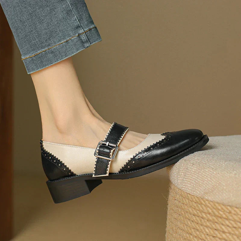 Miana Leather Mary Janes