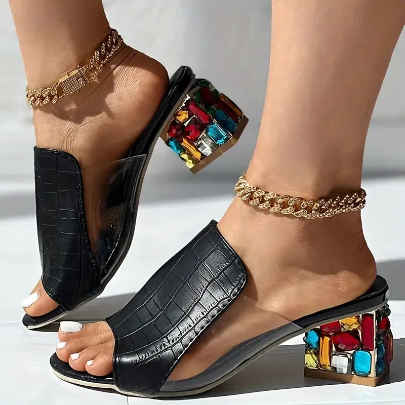 Vivienne Crystal Heels
