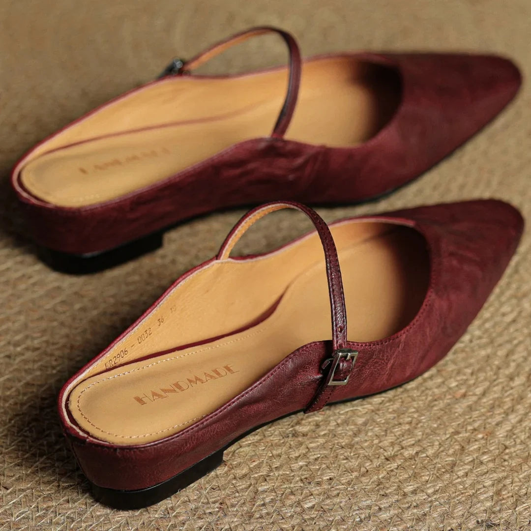 Noa Genuine Leather Mules