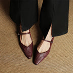 Noa Genuine Leather Mules