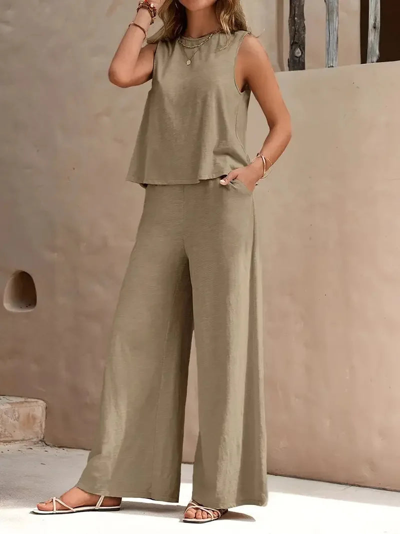 Danielle™ Sleeveless Two-Piece Set