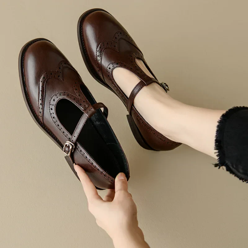 Mattea| Elegant T-Strap Mary Janes