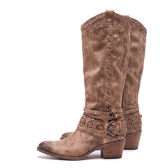 Sophie | Western Boots with Strap Detail - 3