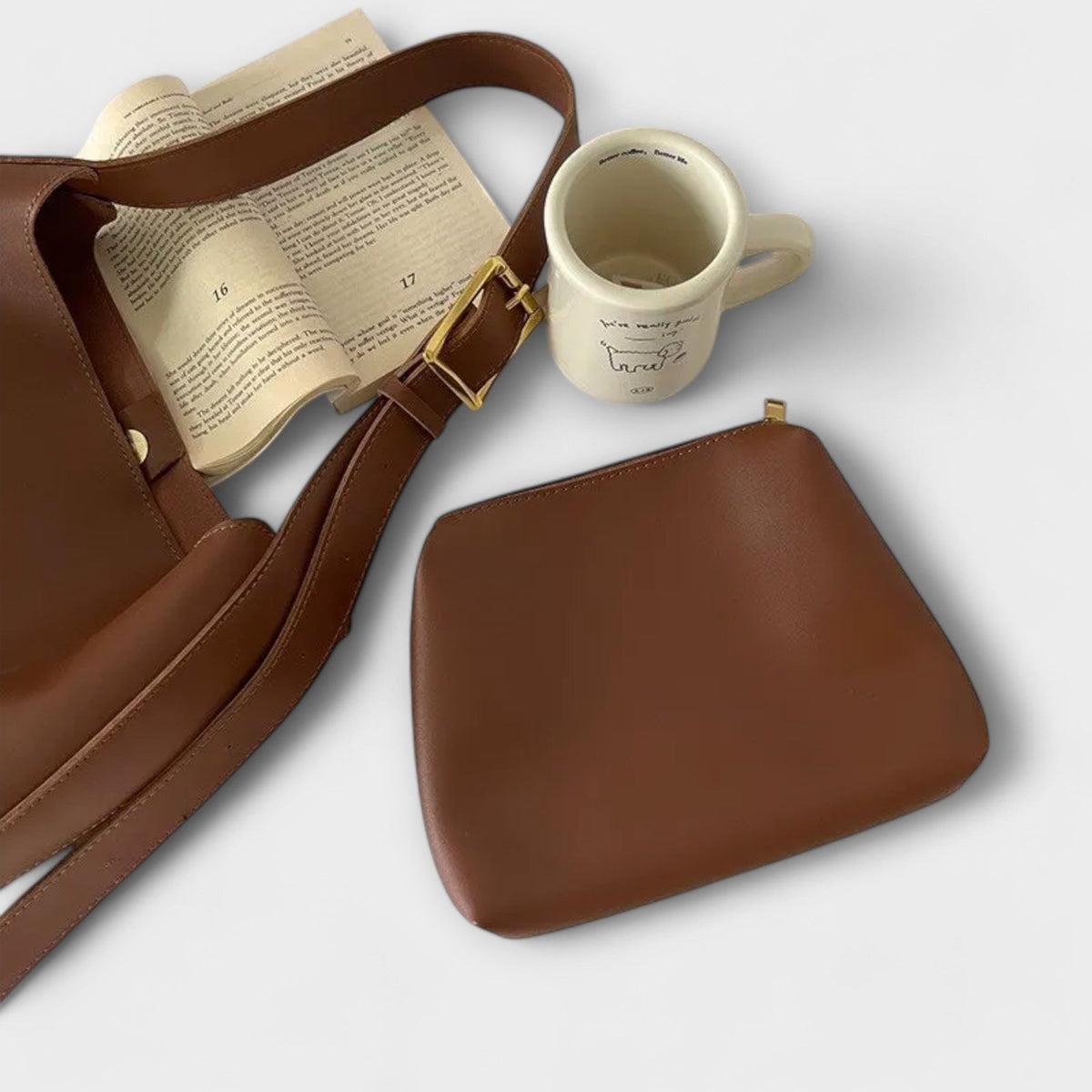 Jolien | Elegant Leather Shoulder Bag