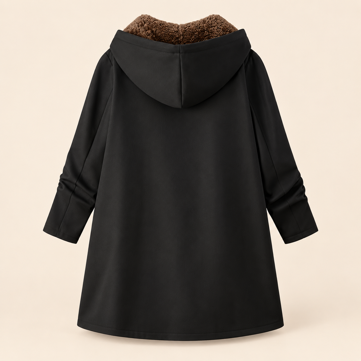 Josefin | Cozy Sherpa-Lined Hooded Coat - 5