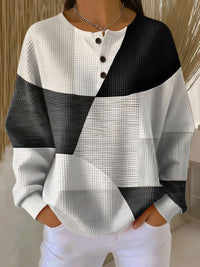 Marlene | Double-layer embossed sweater