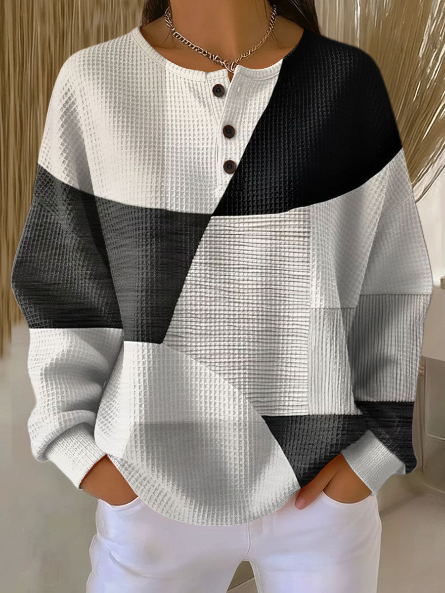 Marlene | Double-layer embossed sweater
