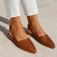 Aurora | Woven Slingback Loafer