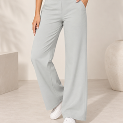 Lize Comfortable Wide-Leg Stretch Pants - 14