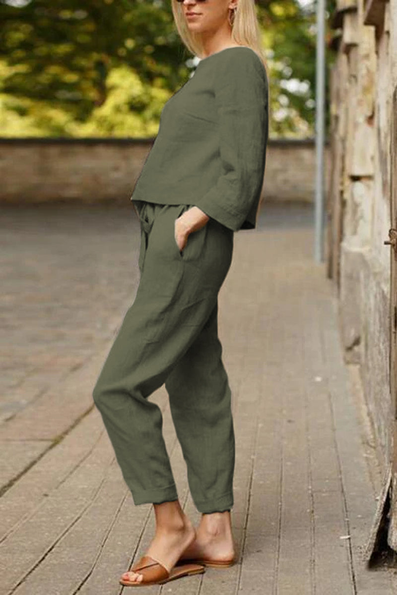 Cotton-Linen Monochrome Capsule - 5