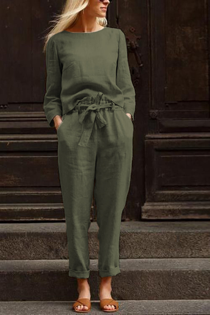 Cotton-Linen Monochrome Capsule - 6