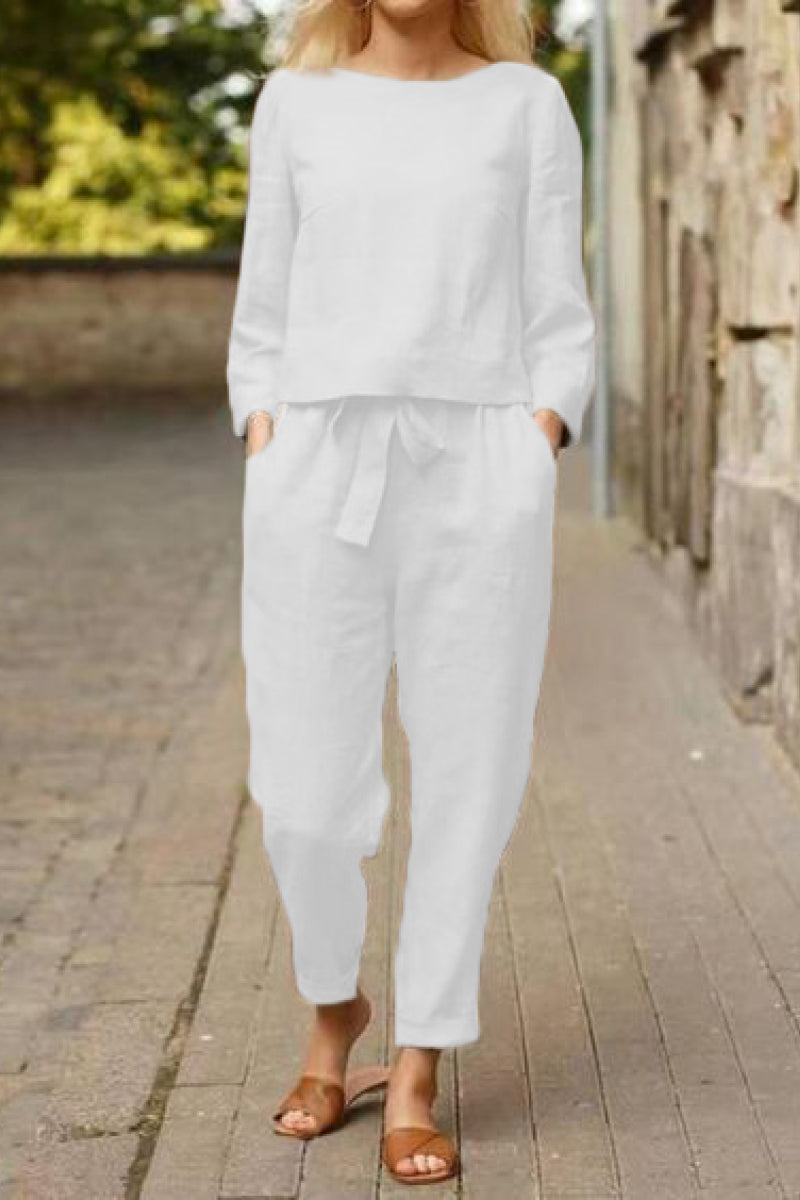 Cotton-Linen Monochrome Capsule - 10