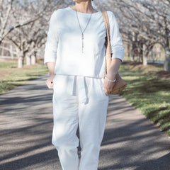 Cotton-Linen Monochrome Capsule - 16