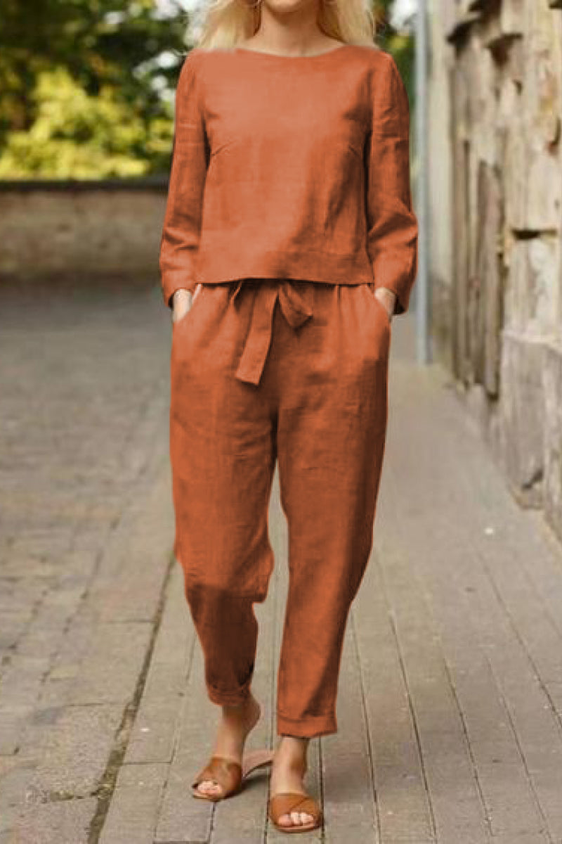 Cotton-Linen Monochrome Capsule - 28