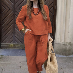 Cotton-Linen Monochrome Capsule - 35