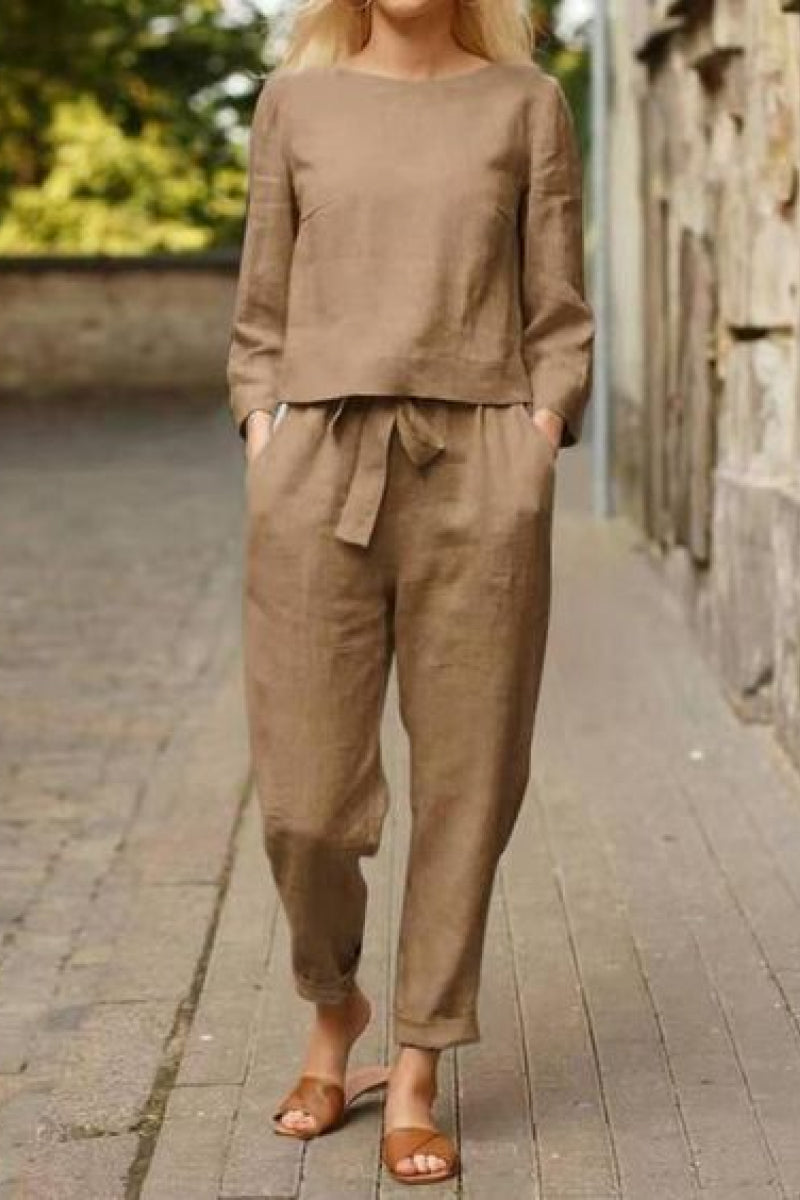 Cotton-Linen Monochrome Capsule - 36