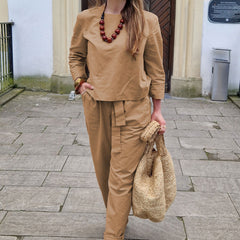 Cotton-Linen Monochrome Capsule - 42