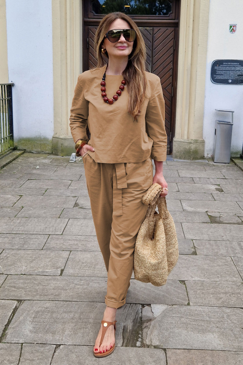 Cotton-Linen Monochrome Capsule - 42