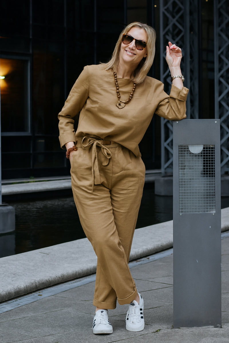 Cotton-Linen Monochrome Capsule - 43